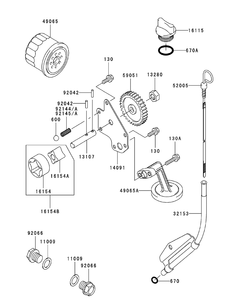 Fd791d-Cs05 Lubrication Equipment Diagram and Parts List for M60-KW LC-53AJ8CT6050-29HP-LC-DFI Cub Cadet Lawn Tractor